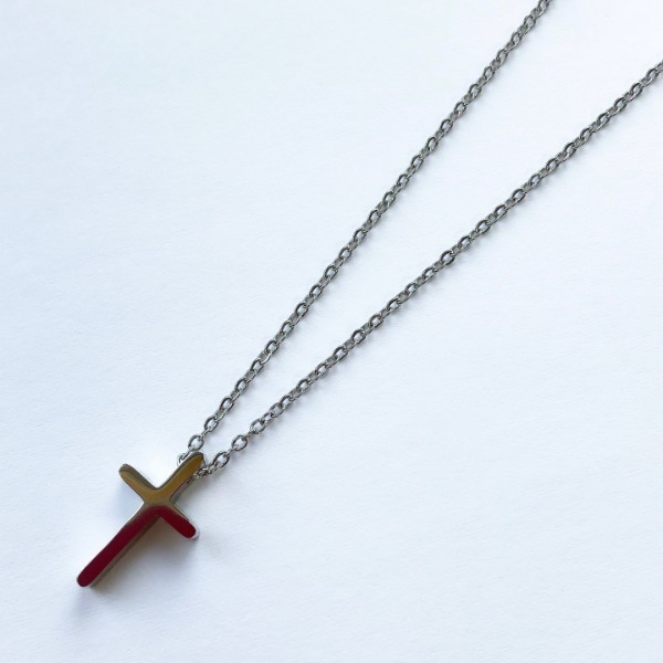 Simple Mini Cross Necklace