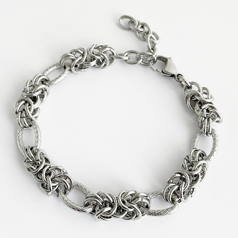 Oval Double Chain Bracelet