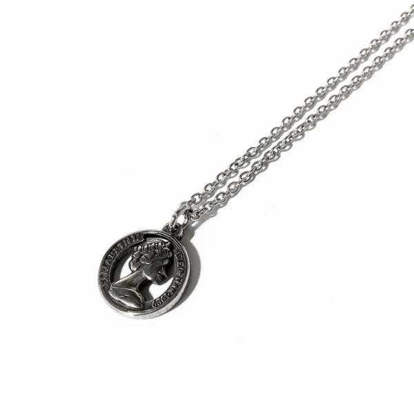 Space Empty Coin Necklace