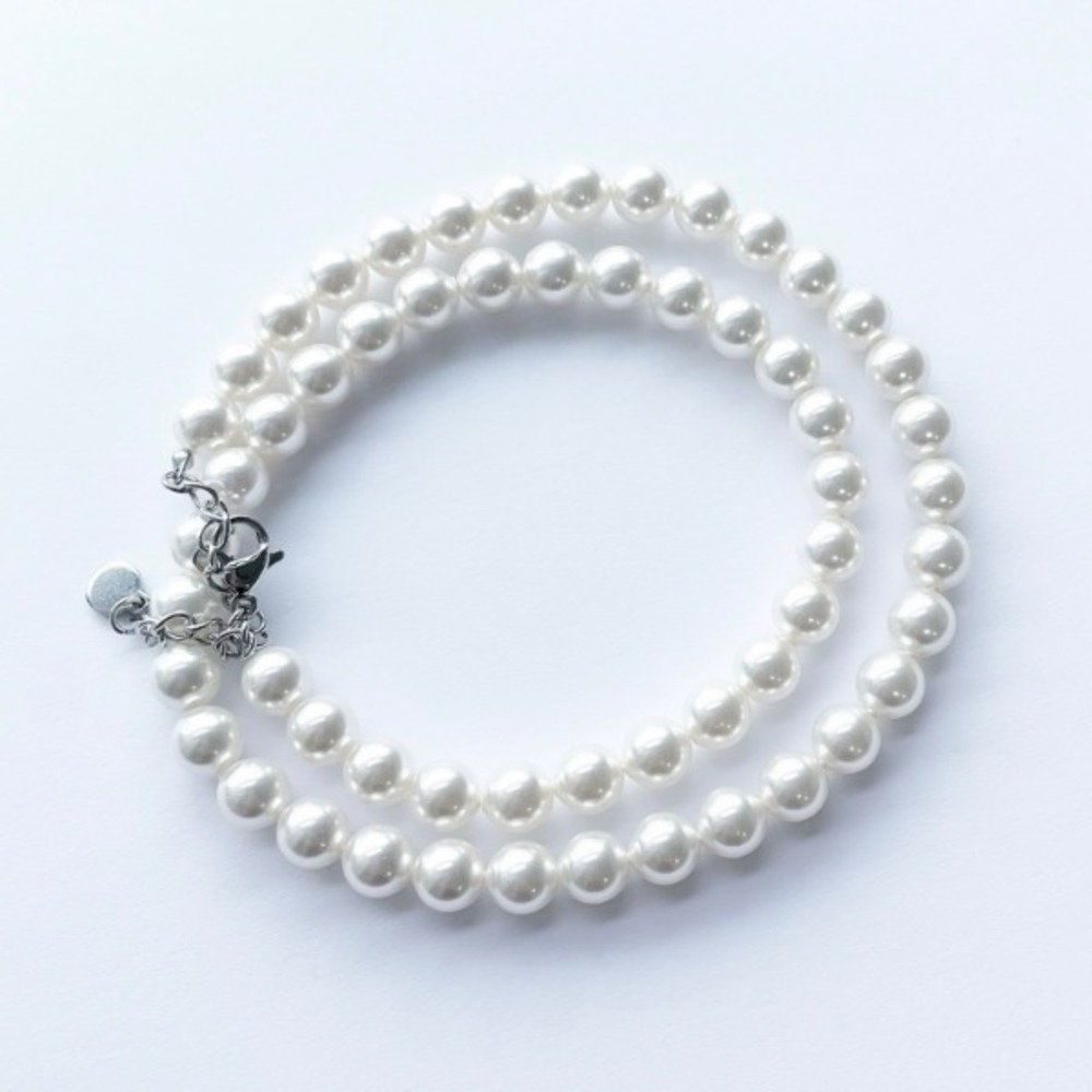 6mm Stone of Austria Pearl Necklace
