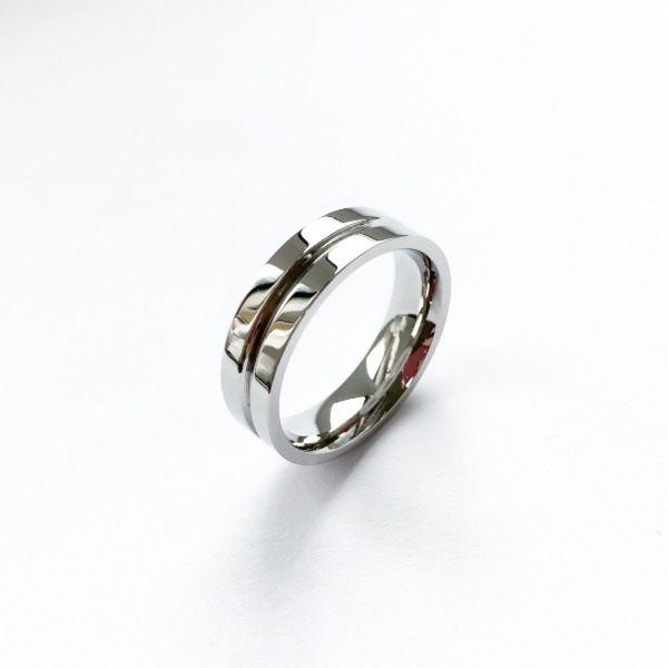 Simple Two Lines Ring