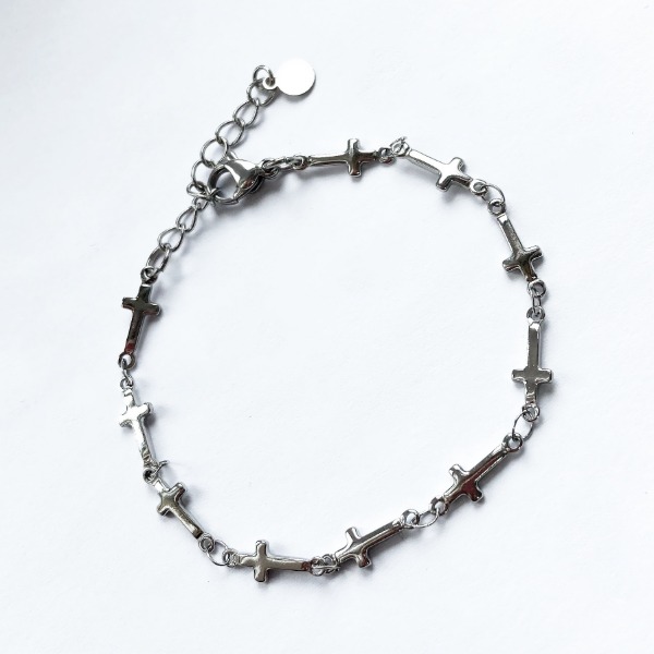 Cross Layered  Bracelet