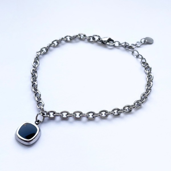 Mini Square Onyx Bracelet