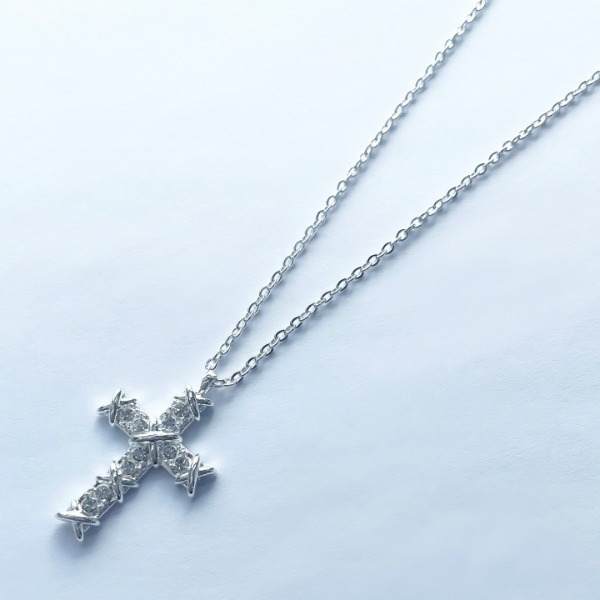 Panny Cross Cubic Necklace
