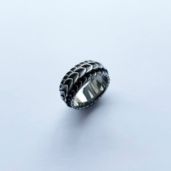 Scale Pattern 3D Ring