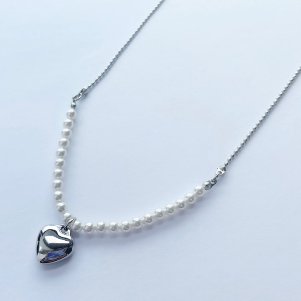 Pearl Point heart Necklace