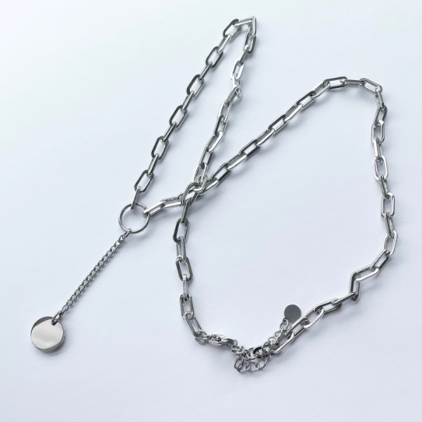 Drop coin Tail Necklace